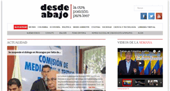 Desktop Screenshot of desdeabajo.info