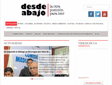 Tablet Screenshot of desdeabajo.info